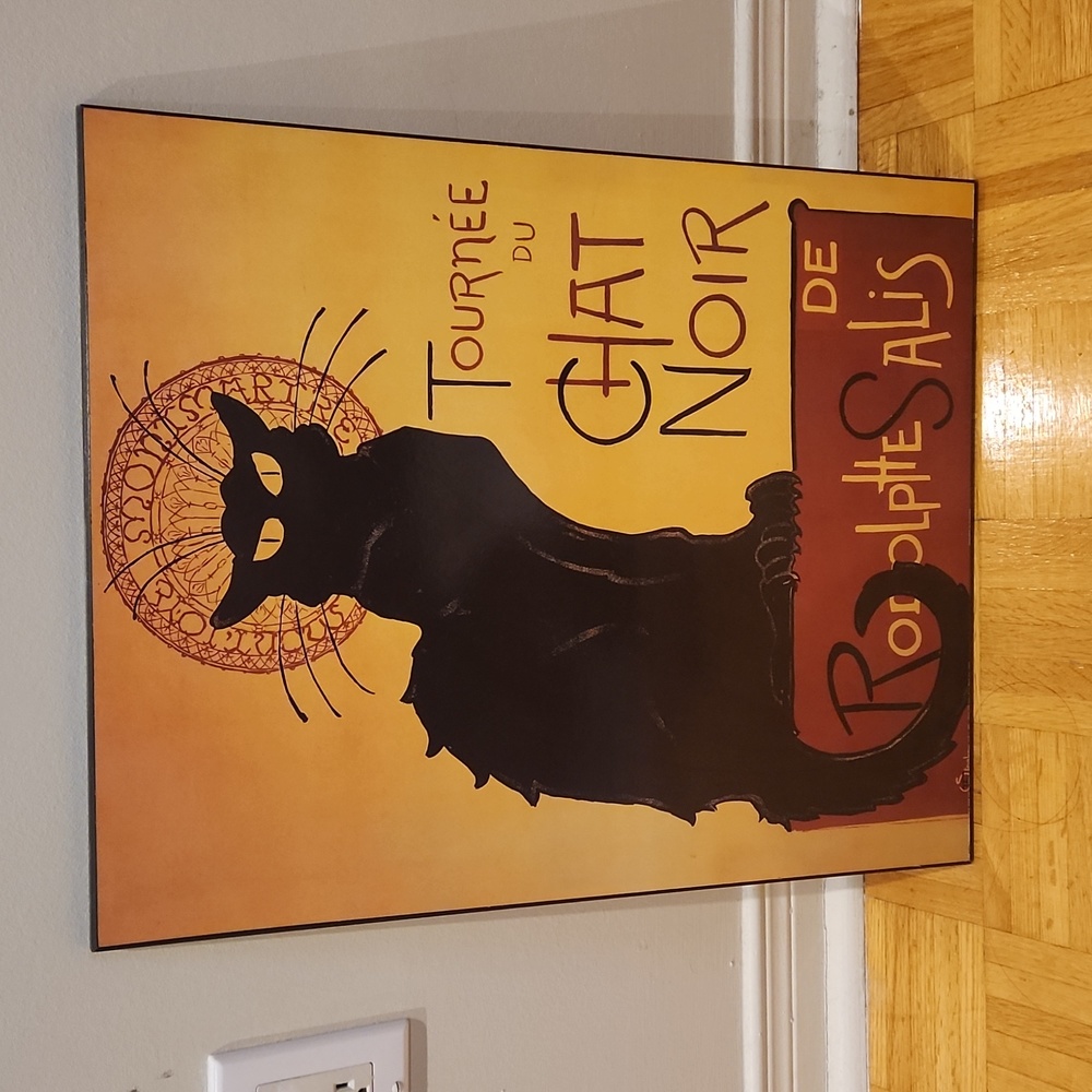 Le Chat Noir by Théophile Alexandre Steinlen Black Cat
